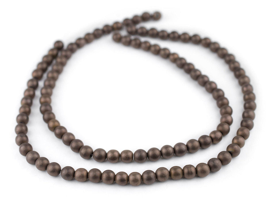 Copper Round Hematite Beads (8mm) - The Bead Chest