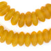 Jumbo Light Orange Rondelle Recycled Glass Beads - The Bead Chest