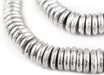 Silver Donut Beads (10mm) - The Bead Chest