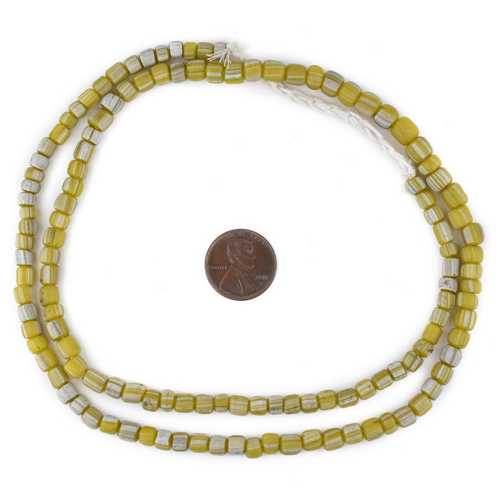 Mustard Yellow Java Gooseberry Beads - The Bead Chest