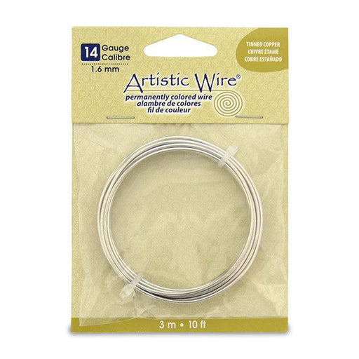 14 Gauge Tinned Copper Artistic Wire (10ft) - The Bead Chest