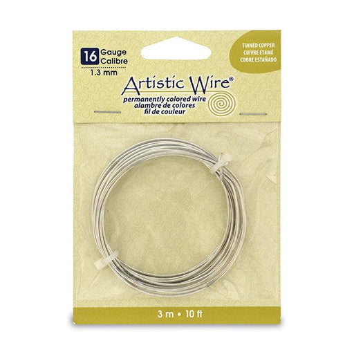 16 Gauge Tinned Copper Artistic Wire (10ft) - The Bead Chest