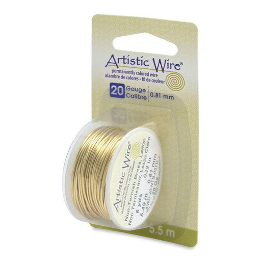 20 Gauge Tarnish Resistant Brass Artistic Wire (18ft) - The Bead Chest