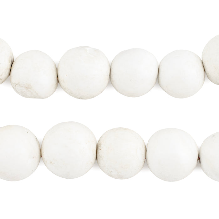 20 Shinny Cream Wholesale 18mm Flat Back Pearls