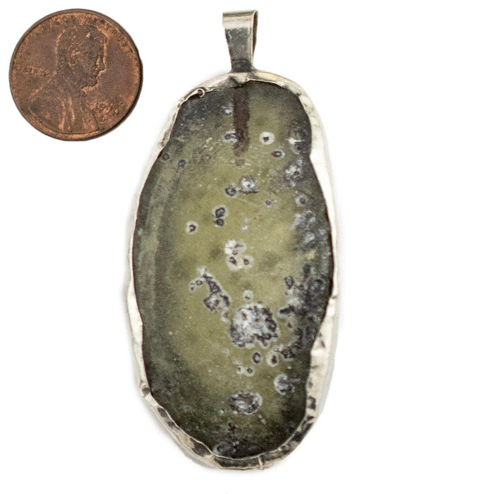 Roman Glass Pendant (60-70mm) #14962 - The Bead Chest