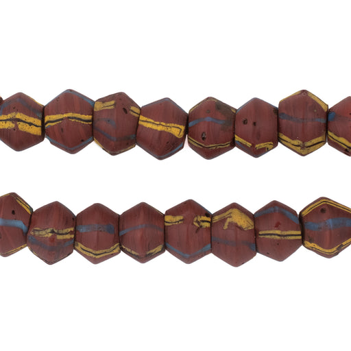 Antique Brown Venetian King Beads #12442 - The Bead Chest