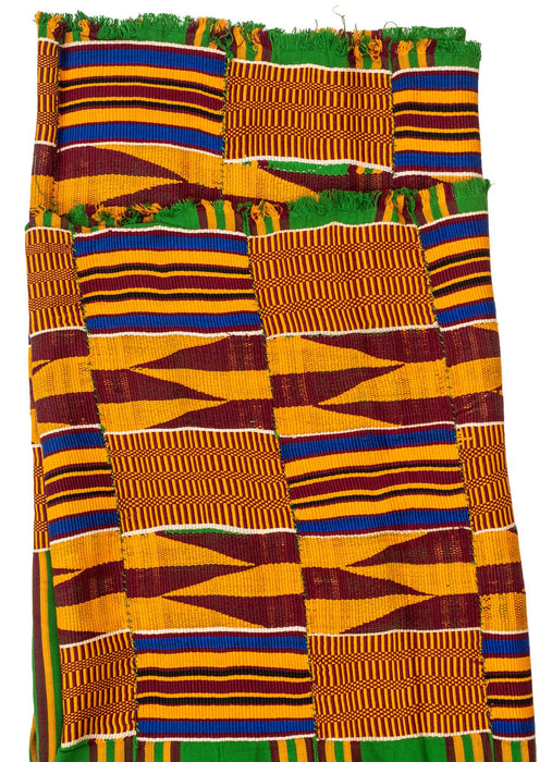 African Ashanti Kente Cloth #14905 - The Bead Chest