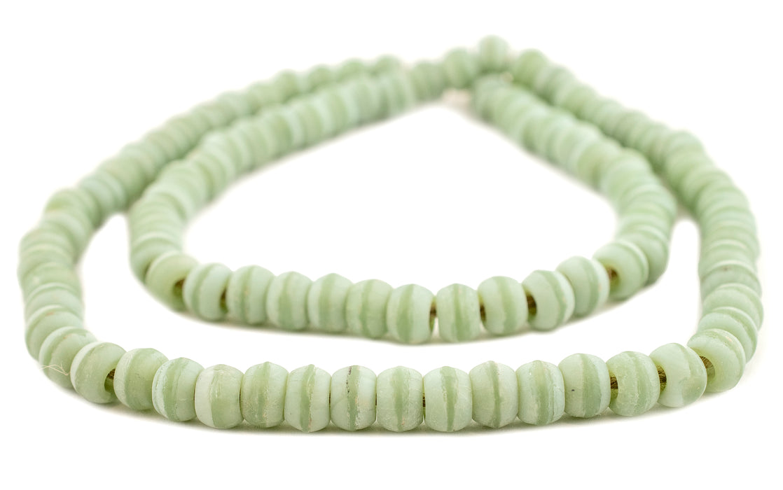 Sage Green Padre Beads (9mm) - The Bead Chest