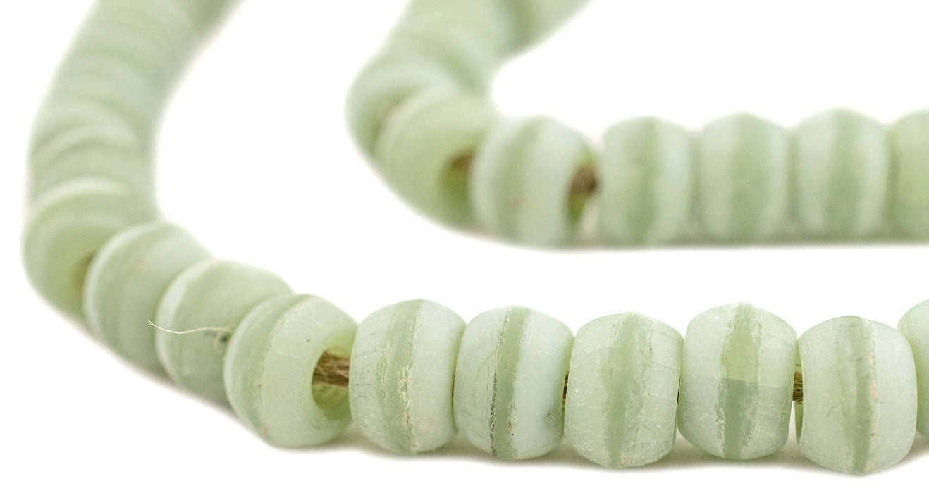 Sage Green Padre Beads (9mm) - The Bead Chest