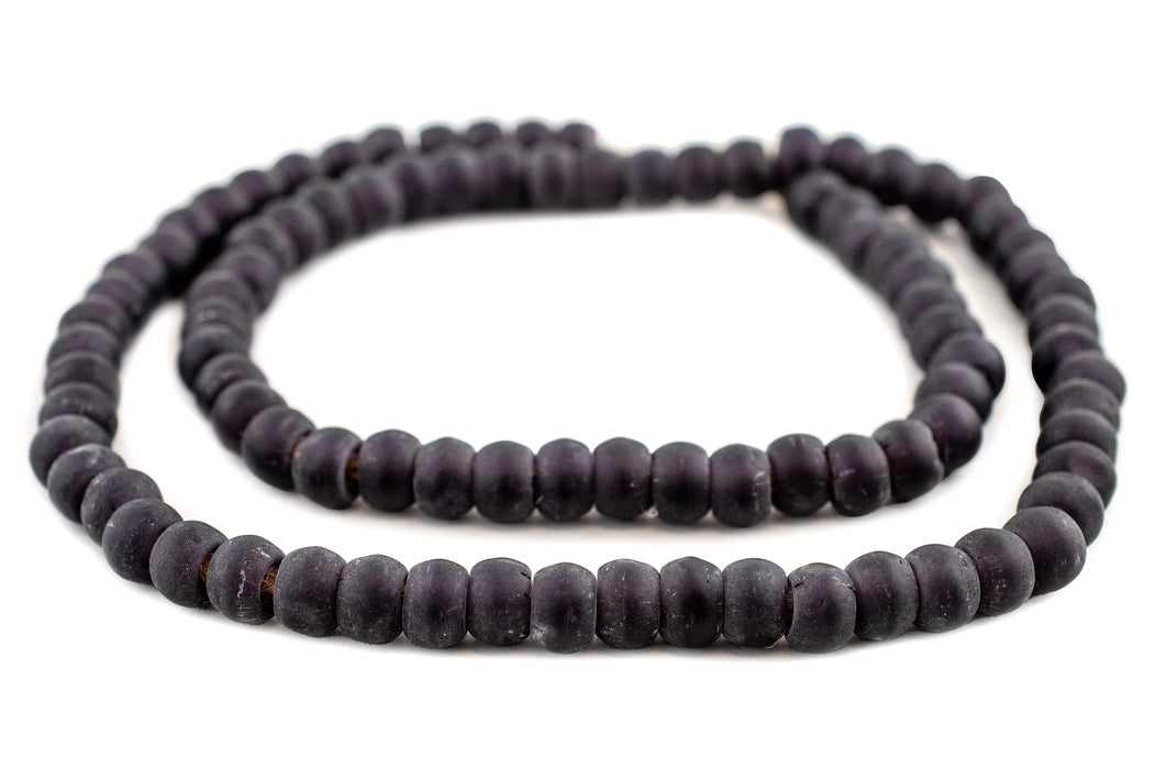 Translucent Dark Purple Padre Beads (9mm) - The Bead Chest