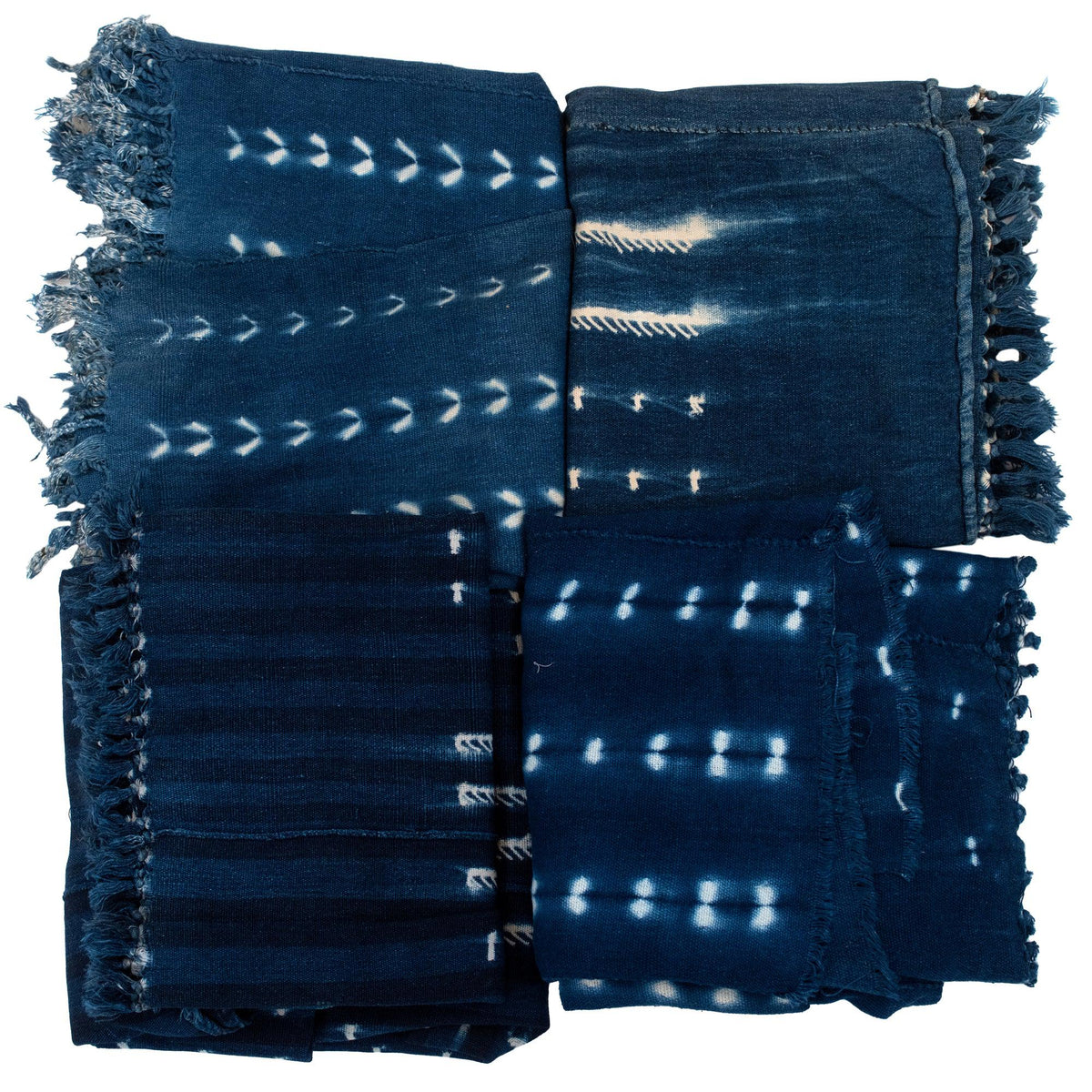 Dark Blue West African Indigo Cloth — The Bead Chest