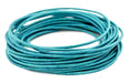 2.0mm Turquoise Distressed Round Leather Cord (15ft) - The Bead Chest