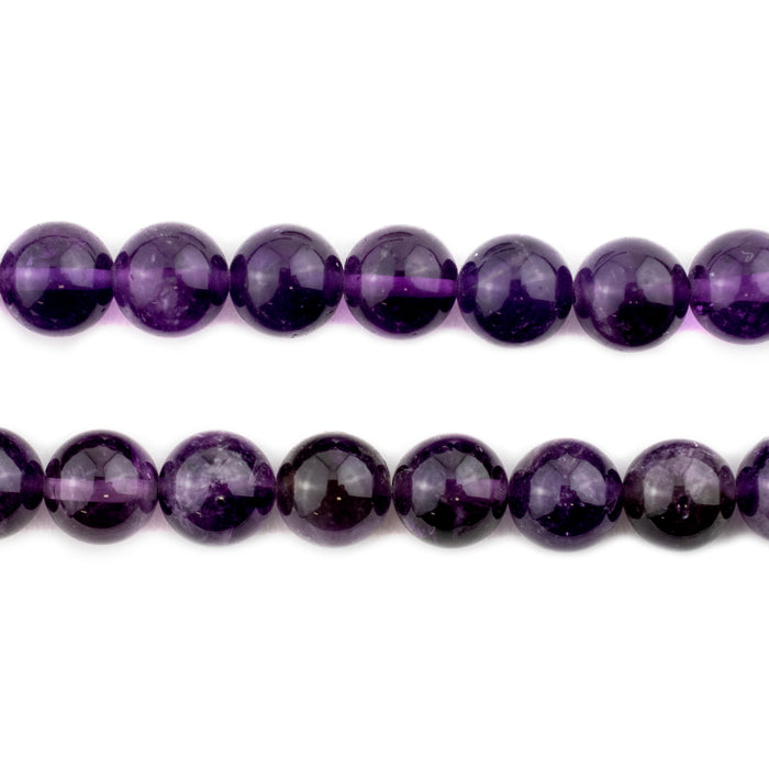 Round Amethyst Beads (9mm) - The Bead Chest