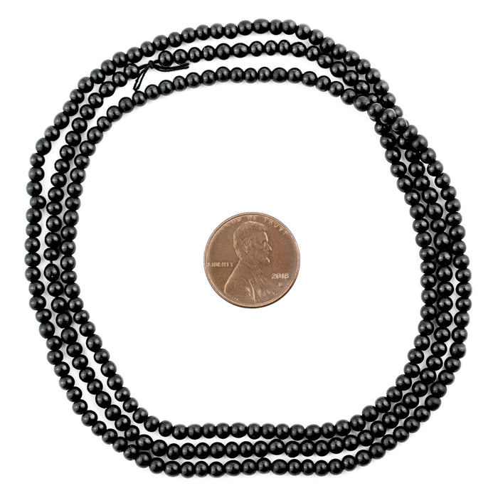 Round Onyx Beads (3mm) - The Bead Chest