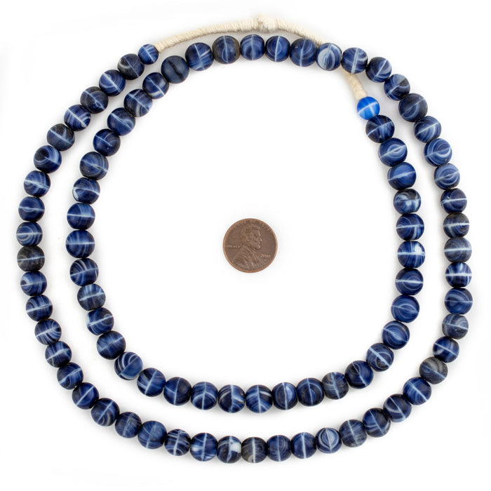 Cobalt Blue Binta Banji Kakamba Beads #13113 - The Bead Chest