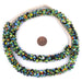 Rainbow Medley Fused Rondelle Recycled Glass Beads (14mm) - The Bead Chest