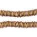 Ghana Brass Donut Beads (10mm) - The Bead Chest