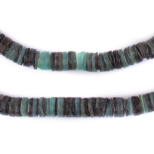 Mint Green Natural Shell Heishi Beads (8mm) - The Bead Chest