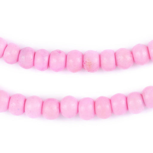 Taffy Pink Bone Mala Beads (8mm) - The Bead Chest